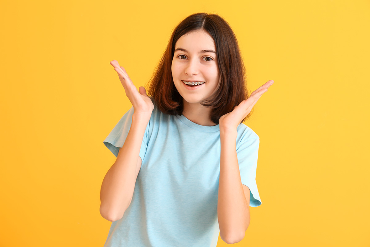 Girl With Braces