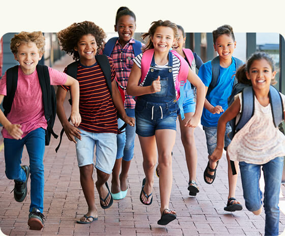 early orthodontic treatment kids running