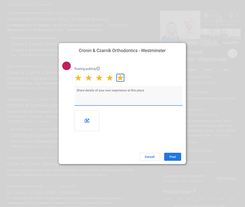 Write a Review 4 google step 3